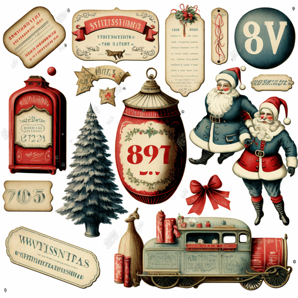number cliparts christmas