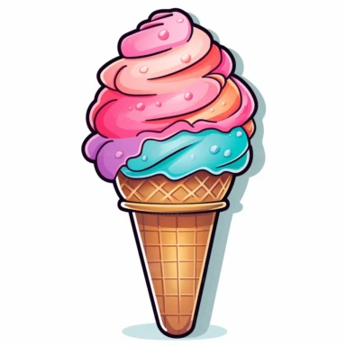 ice cream cone clip art white background