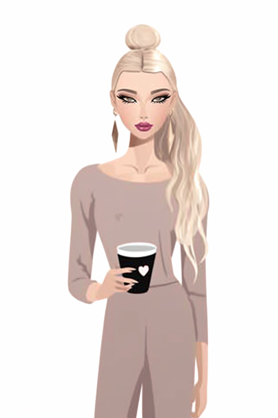 fashion model clipart