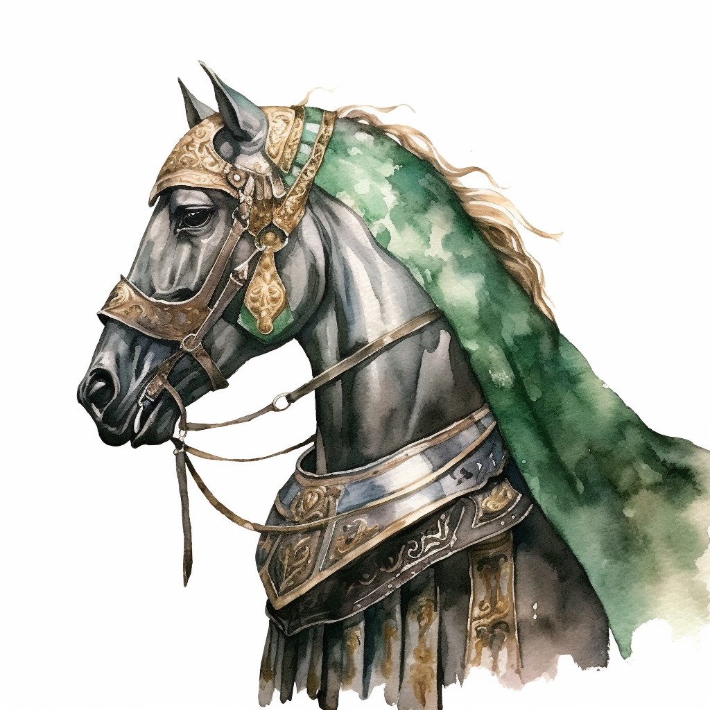 black horse clipart