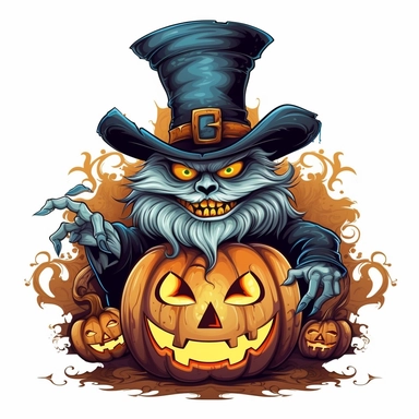 single halloween clipart vector png white background