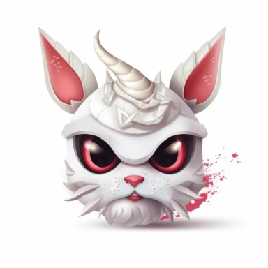 realistic clipart of cute samurai dragon mask kawaii, white bsckground, vector design digital illustration, 8k