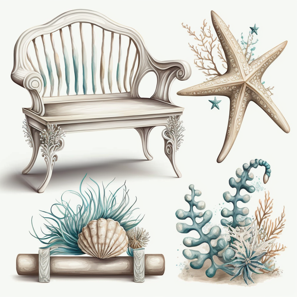 nautical wedding cliparts
