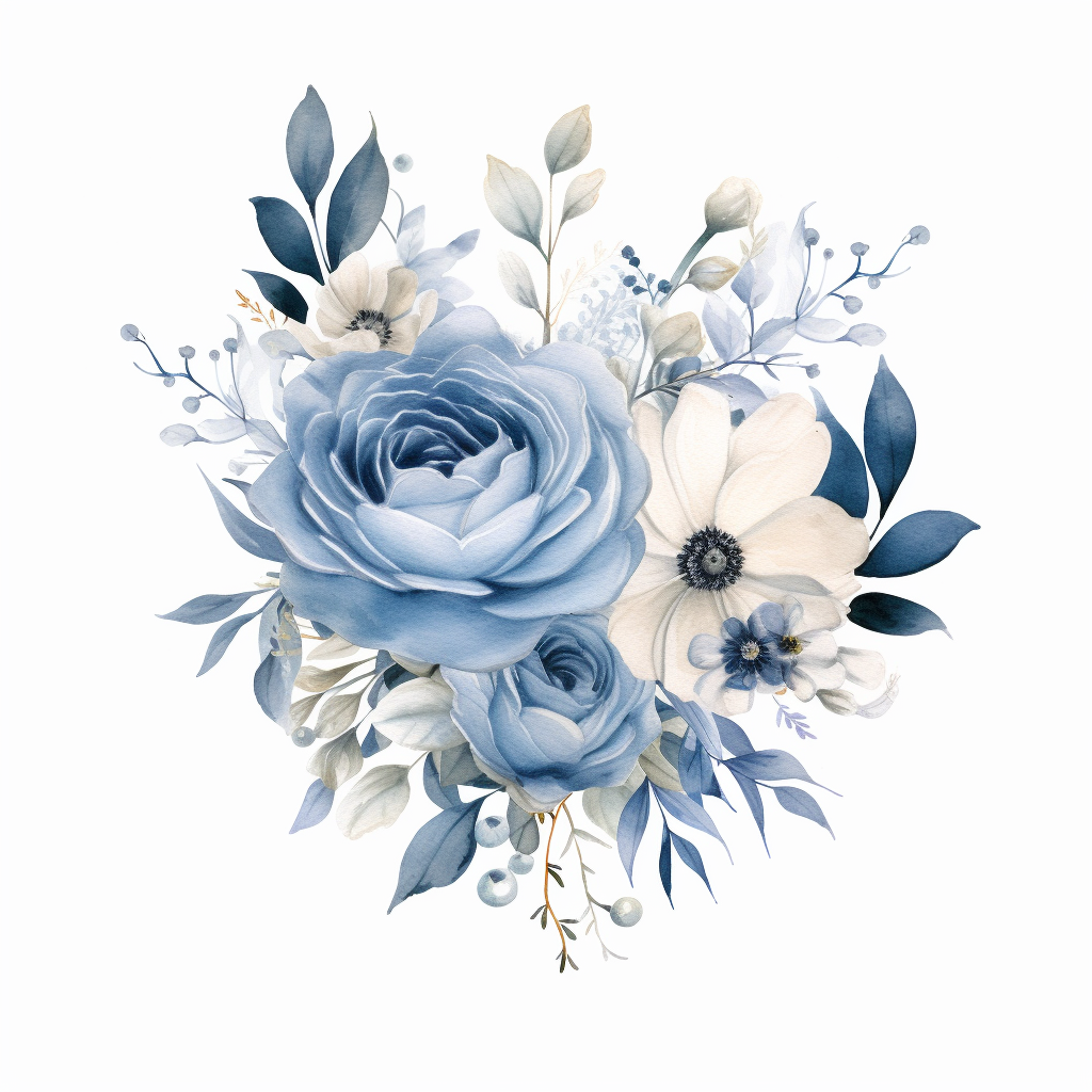 floral line cliparts