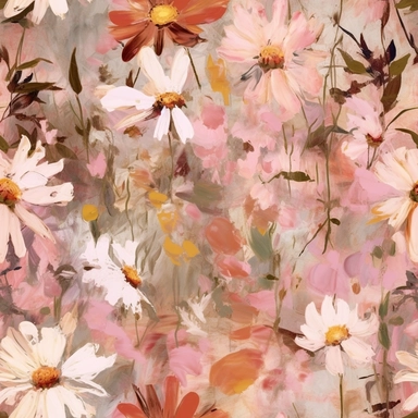 Bohemian blush impasto oil paint Wild Flowers, Clipart pattern, Oil paint Dusty blush Flowers , impressionistic Bohemian Flowers