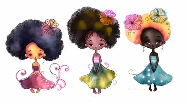 Afro Fairy clipart, elfo clip art, png. Acquerello digitale. Uso commerciale gratuito. Estate, folletto, folletto, magia, folletto africano. afro fairy house