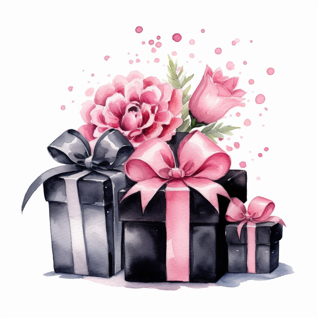 birthday cliparts black