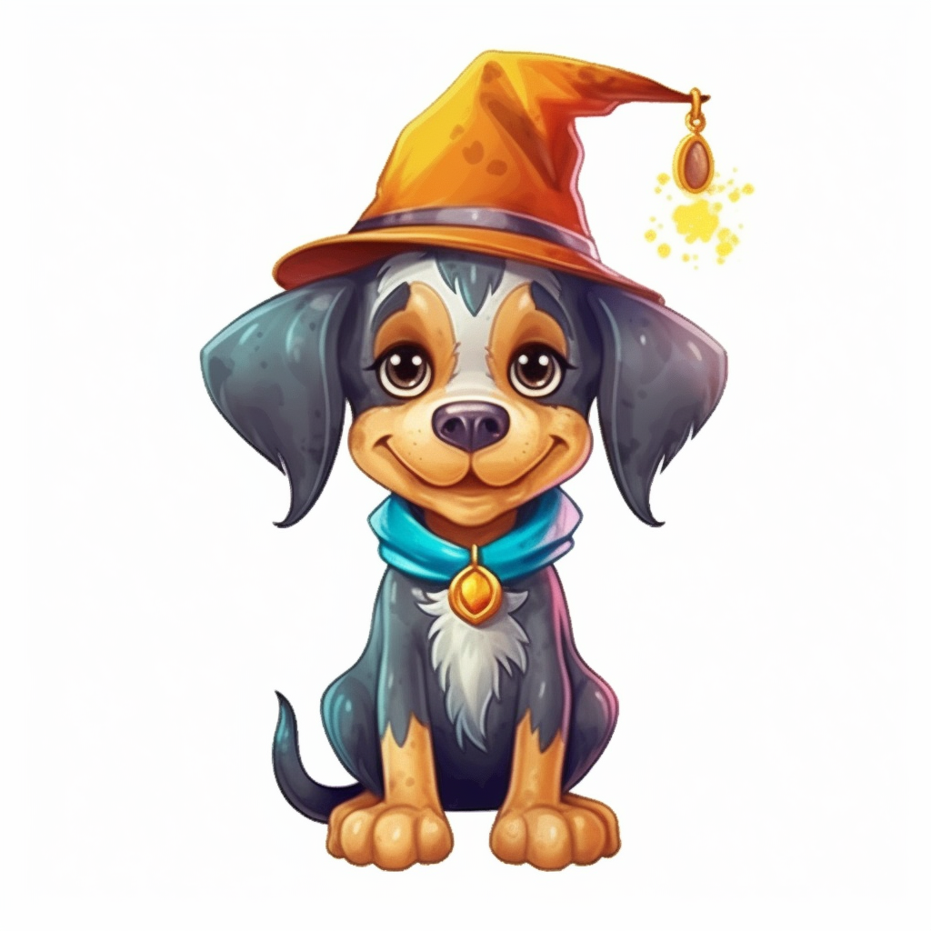 happy dog clipart