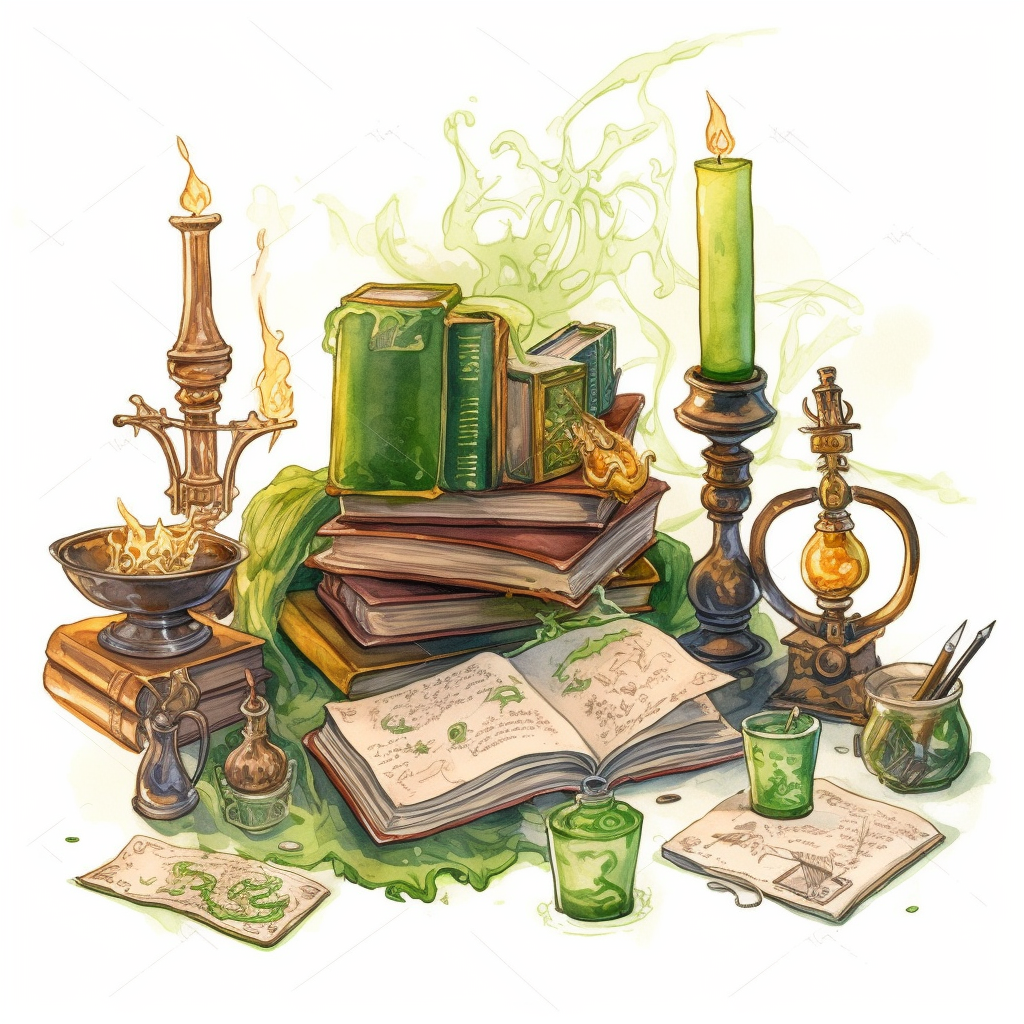 colorful scroll cliparts