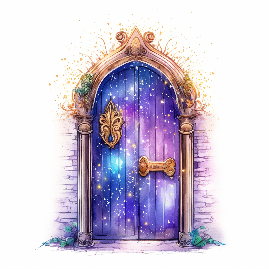 gold door cliparts