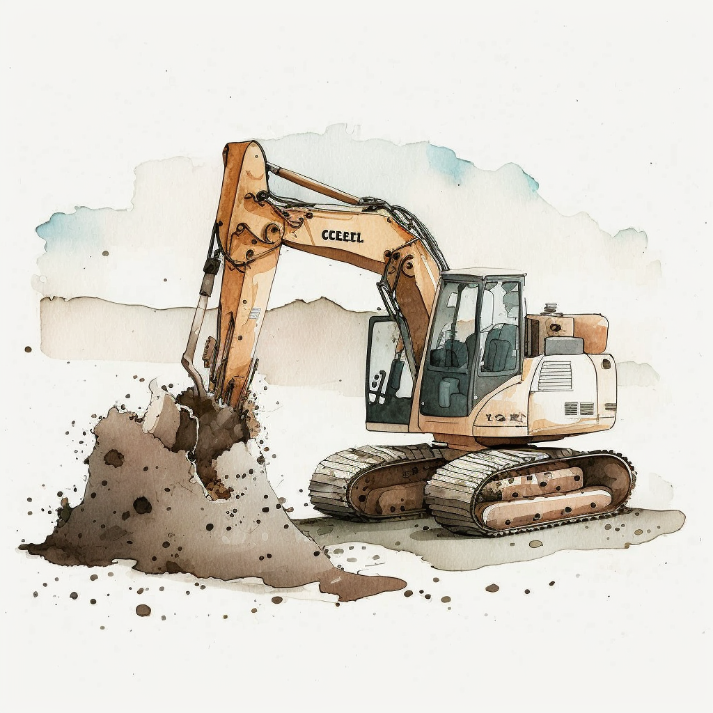 excavator cliparts