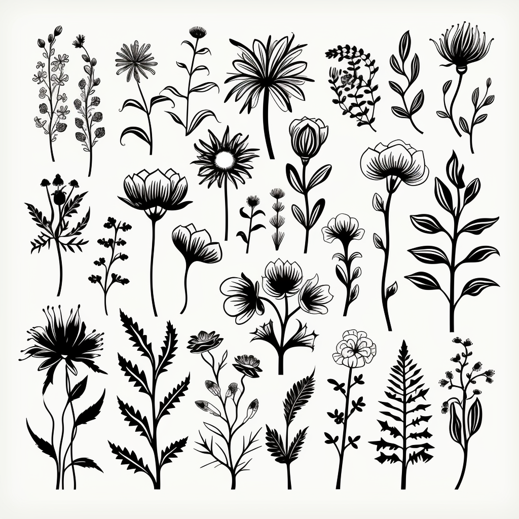 hand silhouette cliparts