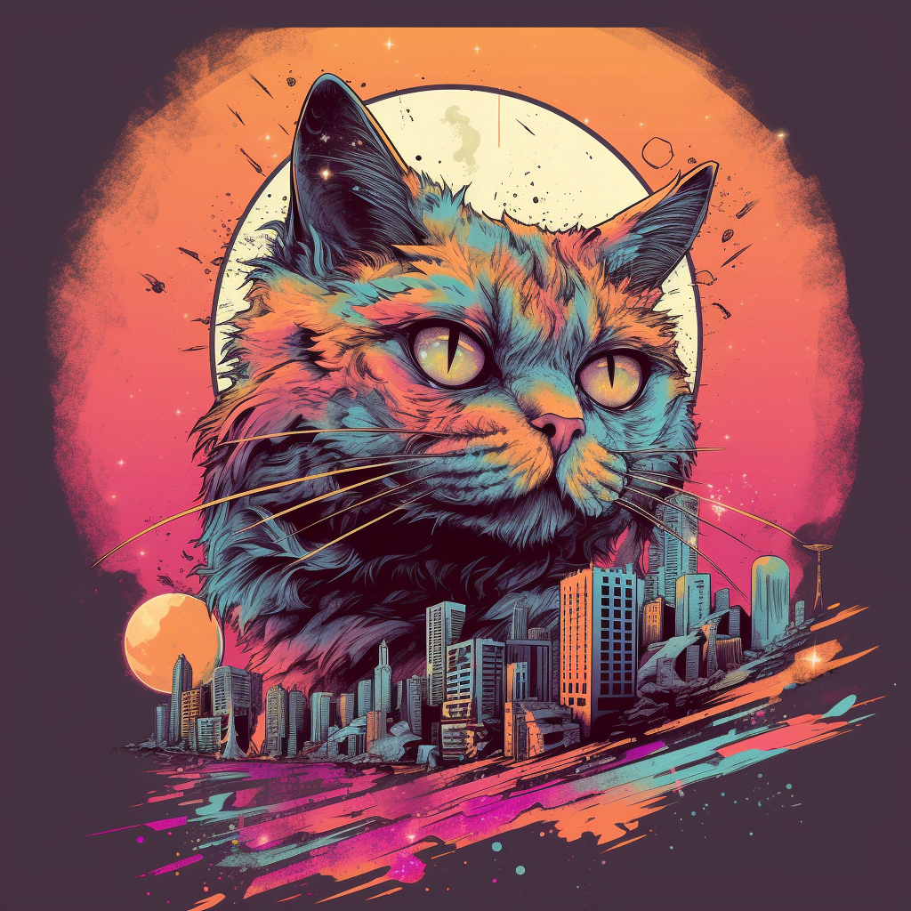 orange cat clipart