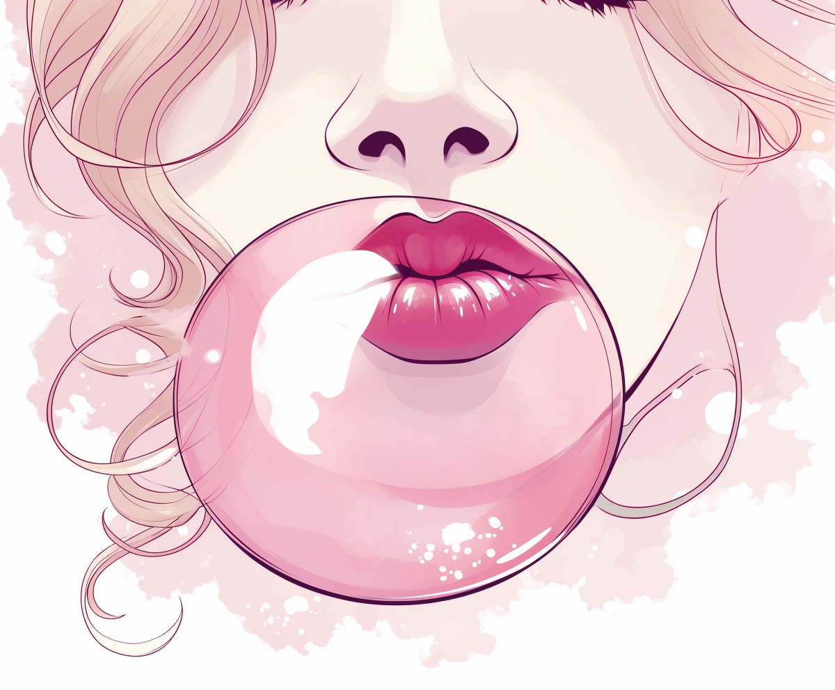 bubble gum clipart