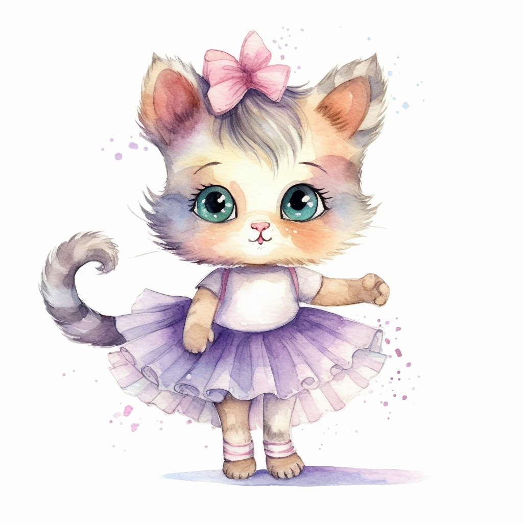 animated cat clipart