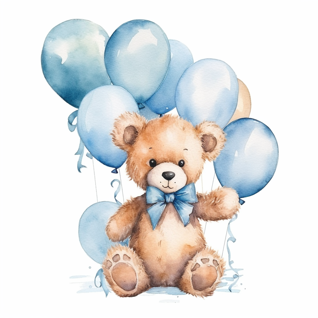 blue balloon cliparts