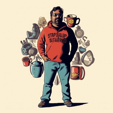 as a superdad poster. Add clipart to include elements of chemical engineering coffee, gym, cricket, beach and family.