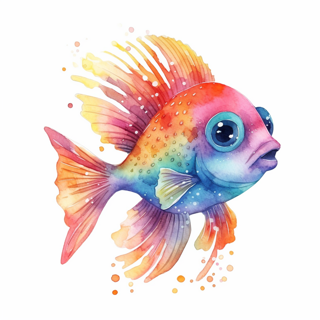 cute fish clipart