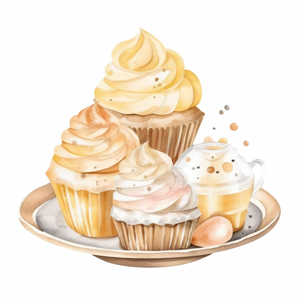 cute plate cliparts
