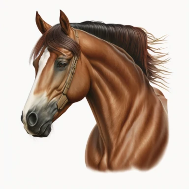 horse head clip art , white background