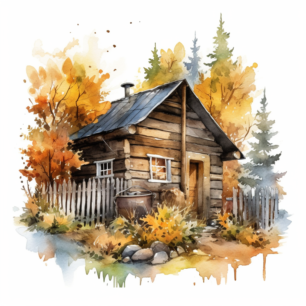 cabin clipart