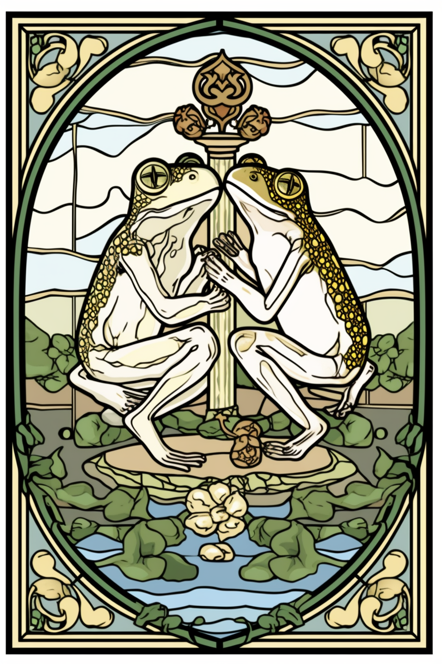 frog and toad clipart