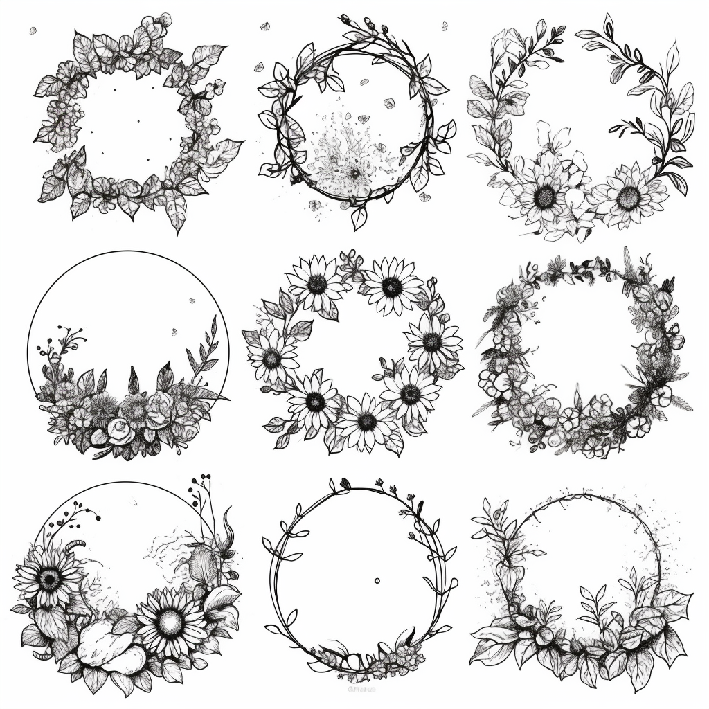 circle dots cliparts