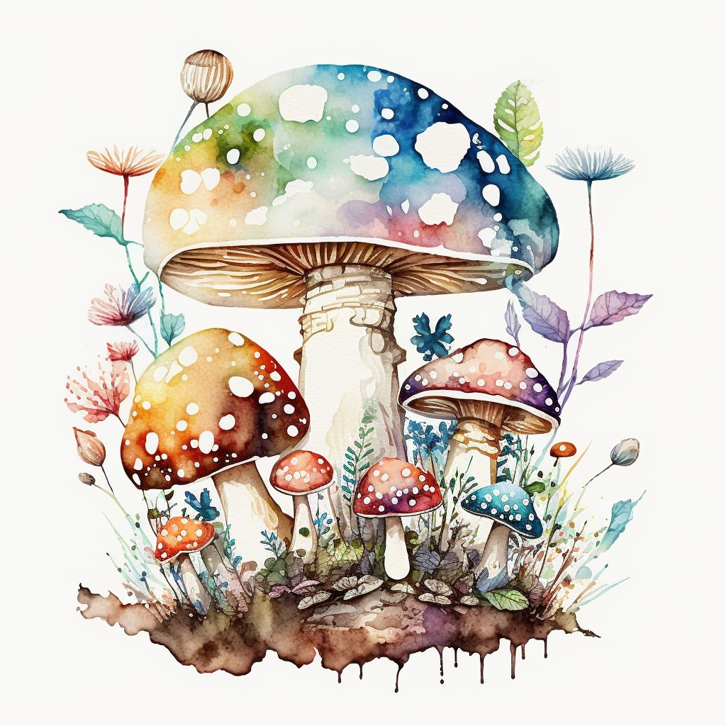 fairy toadstool cliparts