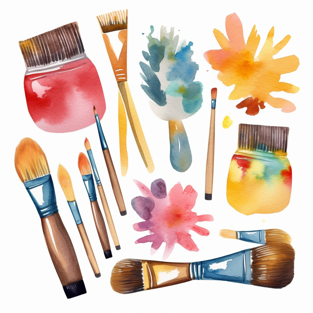 art supplies clipart