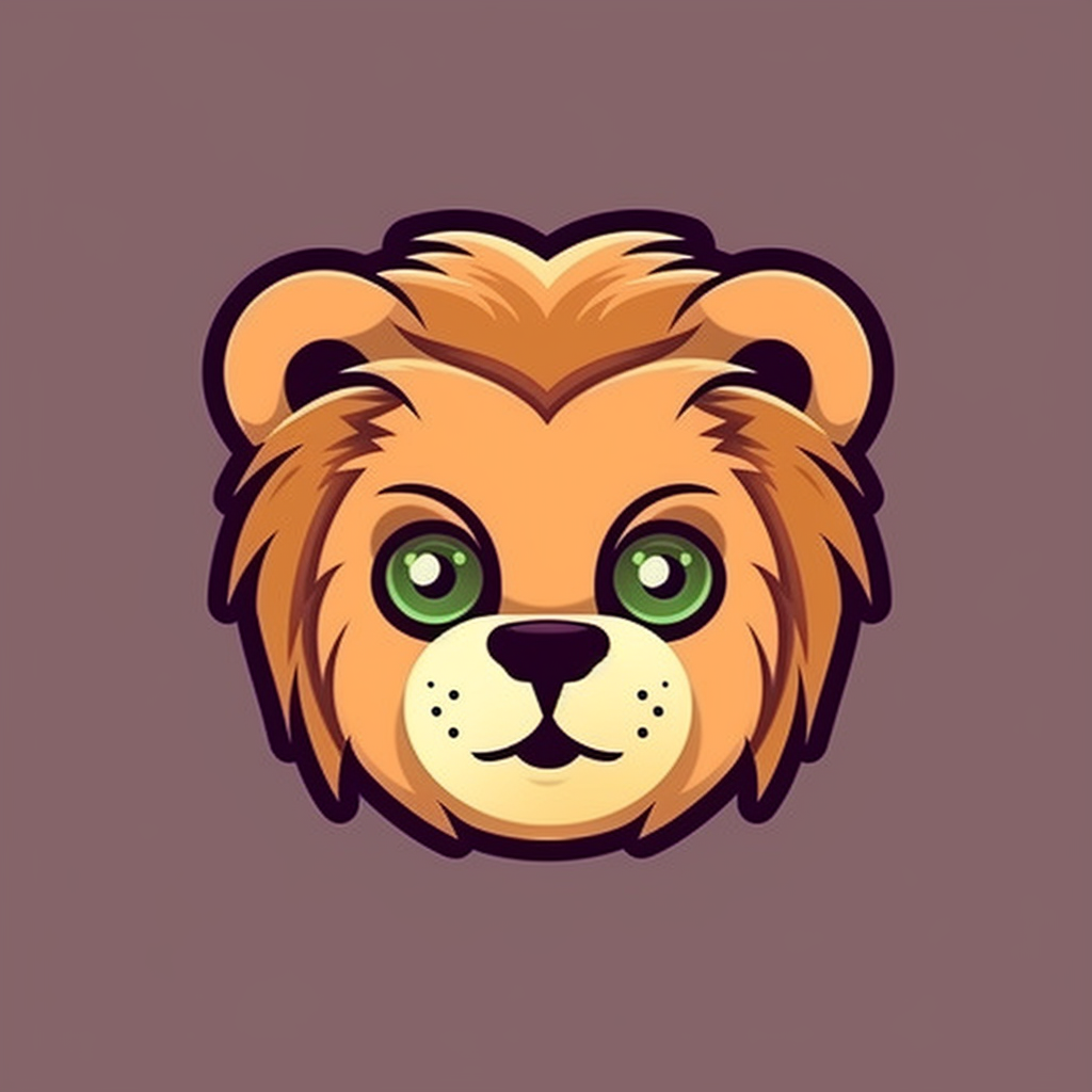 lion mascot clipart