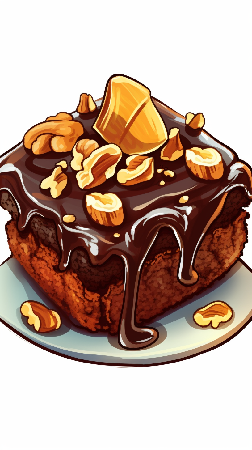 chocolate brownie cliparts