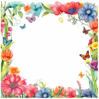thai frame clipart frame clipart,, in the style of smilecore, flower power, made of insects, atmospheric clouds, childs drawing, fujifilm pro 400h, letras y figuras