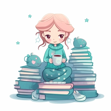 soft baby blue or a relaxing shade of teal illustration clipart planner college girl pink sparkle purse with ridges and coffee cup clip art brown