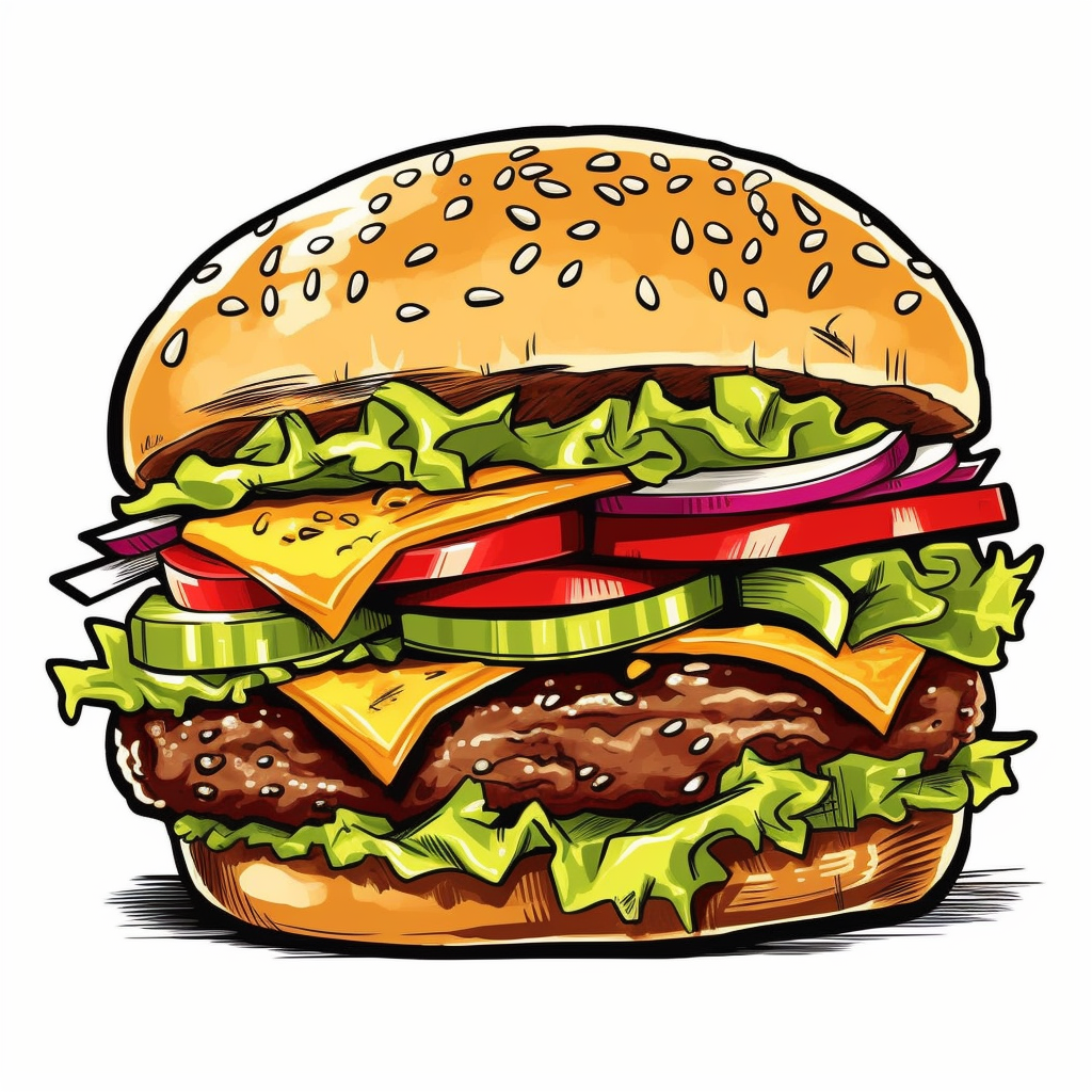 hamburger patty cliparts