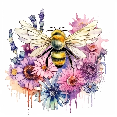 watercolor, honey bee designs cliparts, artistic, creative, intricate, detailed, beautiful, colorful, vibrant, lively, dynamic, charming, adorable, cute, realistic, fantasy, magical, natural, floral, outdoor, sunny, grassy, blooming flowers, buzzing bees, serene, peaceful, joyful, energetic, playful, whimsical, soft, gentle, cheerful, imaginative, digital, high-resolution, 3D, computer-generated, photorealistic, honey bee designs cliparts, wooden, night, materials, honey bee designs cliparts, ir