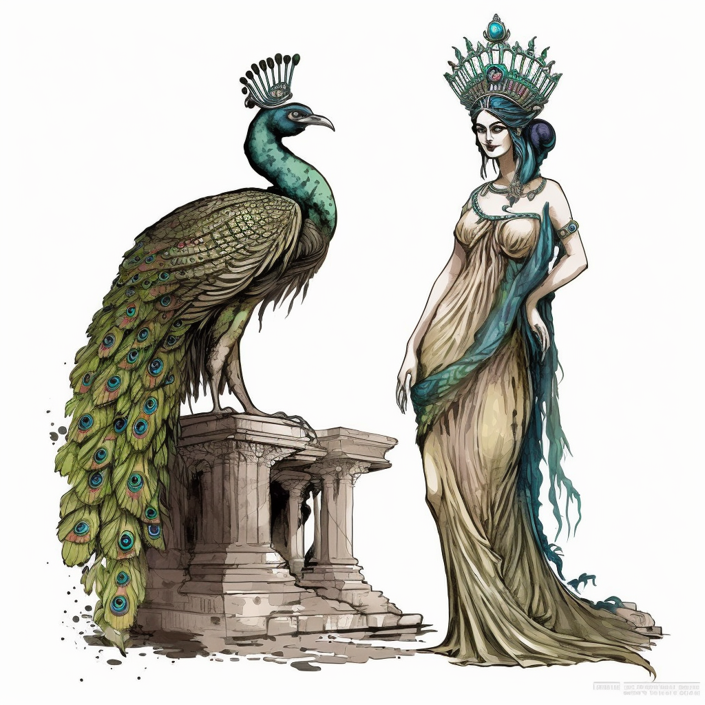 black peacock cliparts
