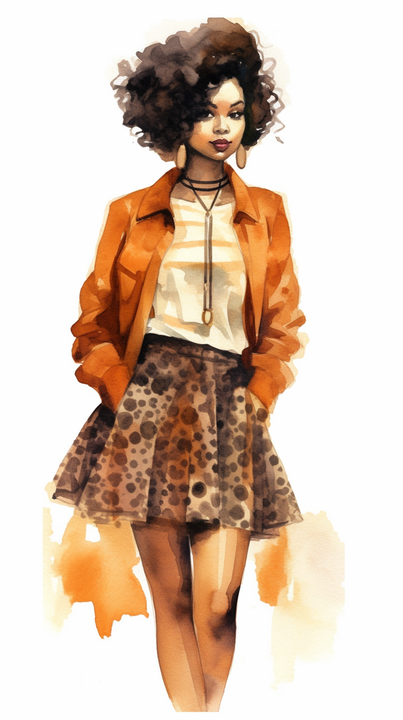 girl pattern cliparts