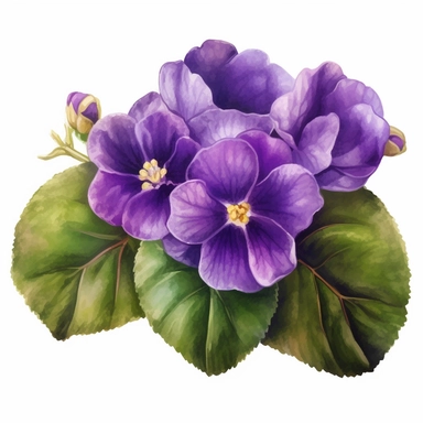 african violet clipart
