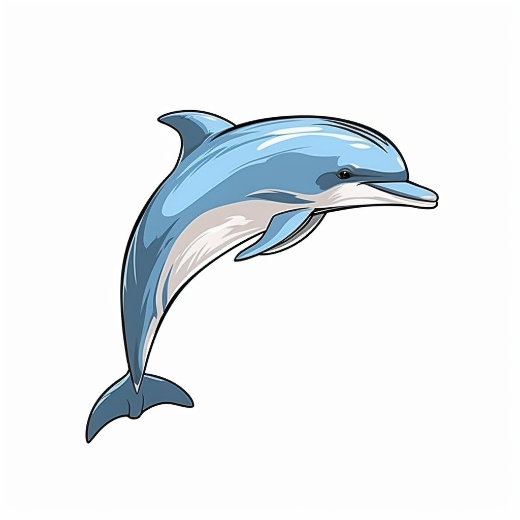 dolphin cliparts vector