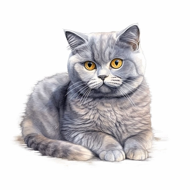 watercolour cute realistic British shorthair cat ultra detailed ultra photoreal intricate detailed beautiful magnificent British shorthair cat with perfect beautiful realistic eyes and intricate facial features four perfect legs and paws realistic detailed ,png image,high definition,300dpi,graphic clipart,computer graphics