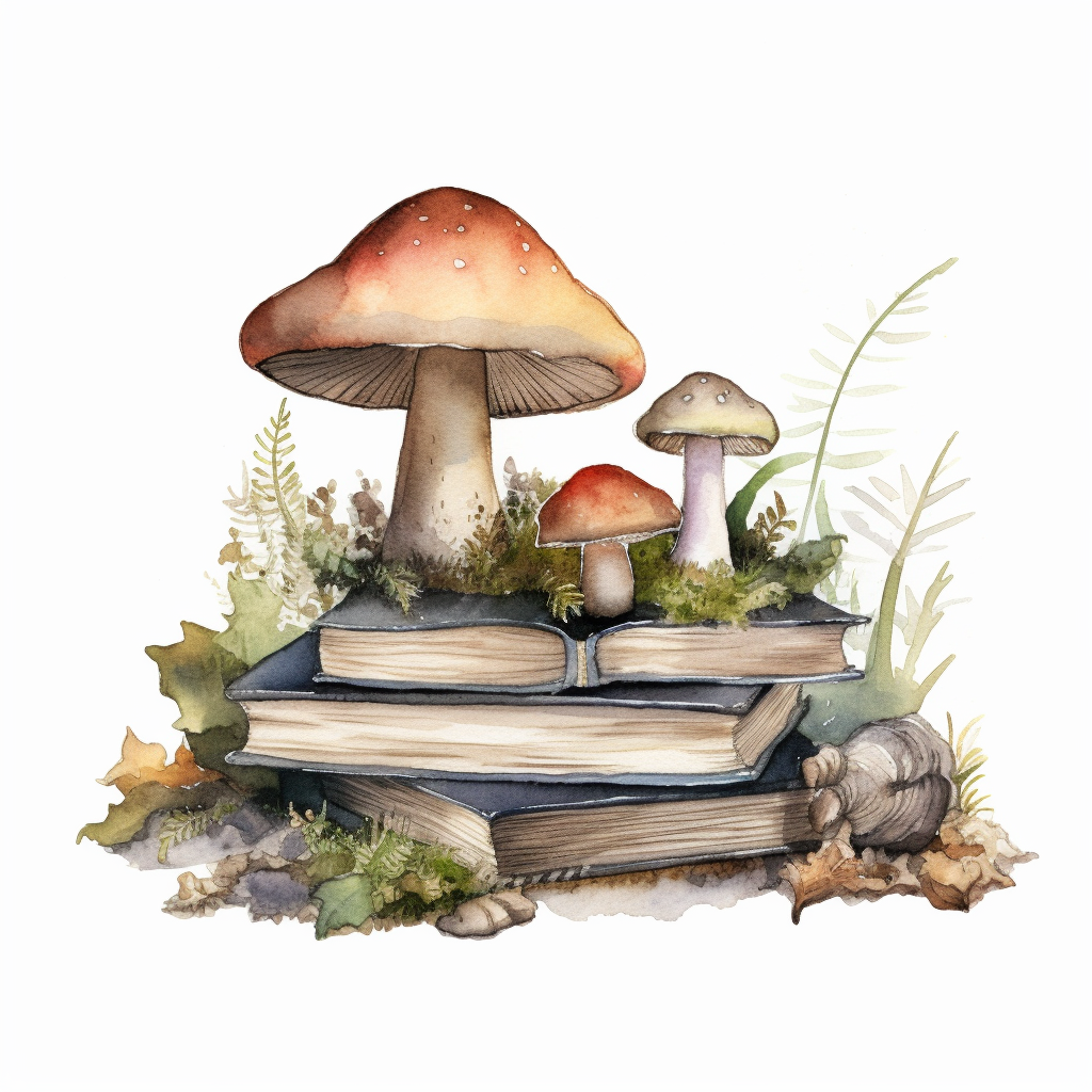 mushroom home cliparts