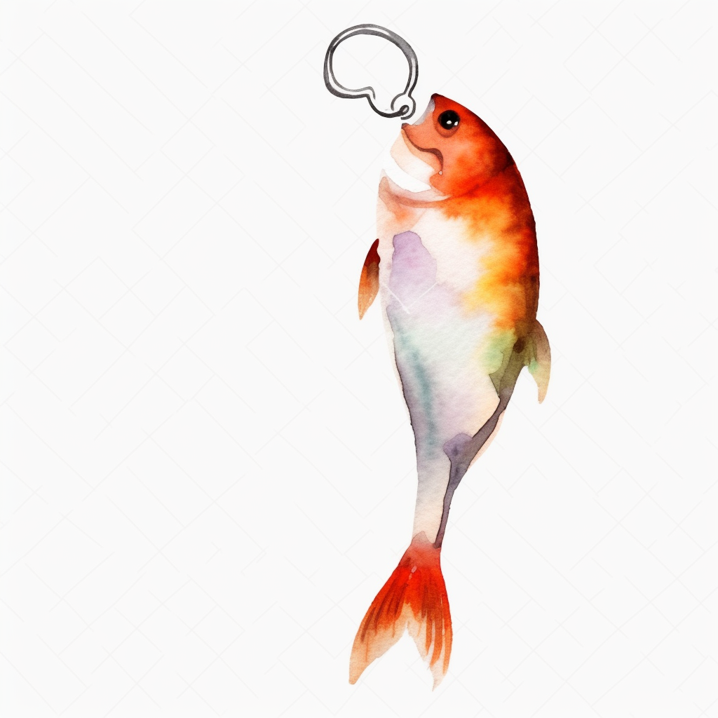 fishing hook clipart