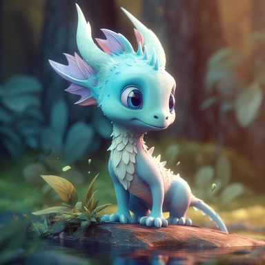 mythical creatures such as fairies, unicorns, and dragons, cute animated pixar style, maxim quality, high-quality drawing, clipart, full illustration, 4k, sharp focus, smooth, concept art, fairy tales, Octane rendering, 3d
