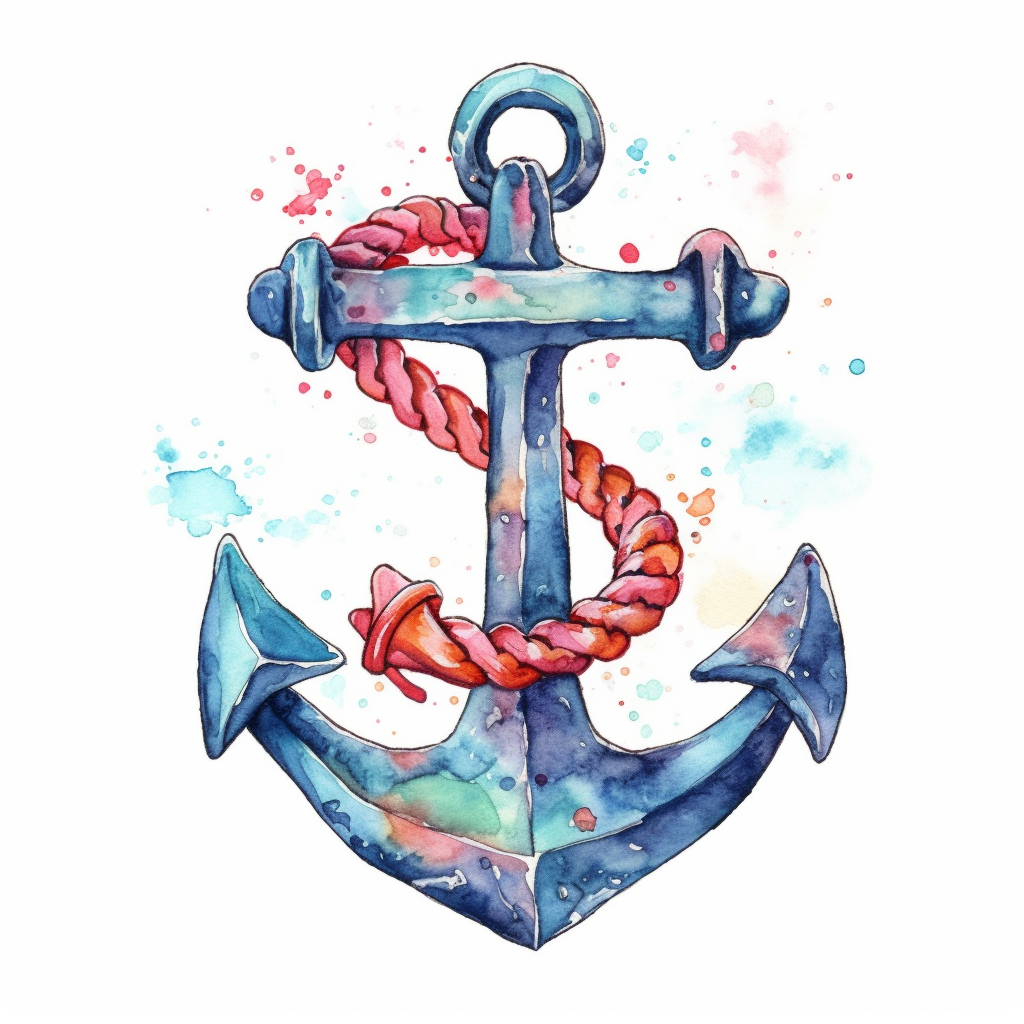 watercolor anchor clip art - Clip Art Library