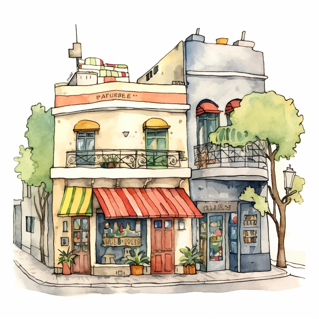 city street cliparts