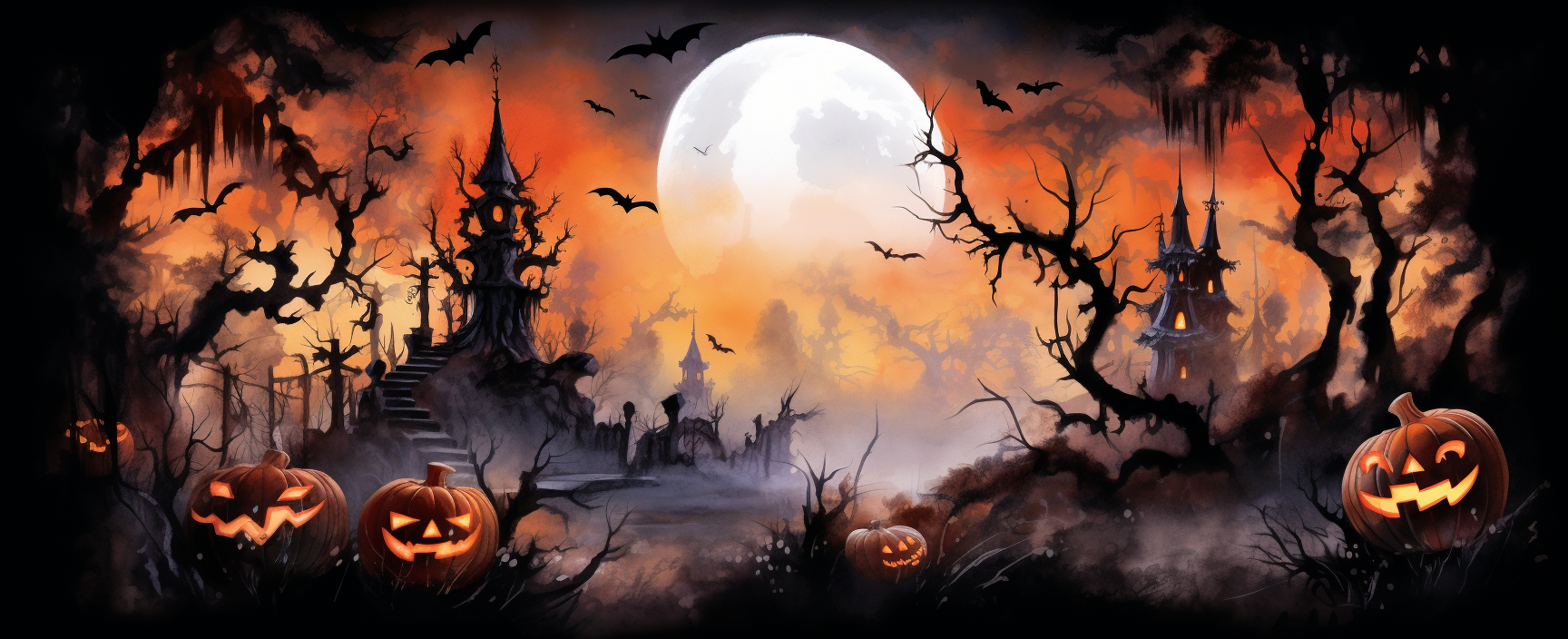 halloween background clipart