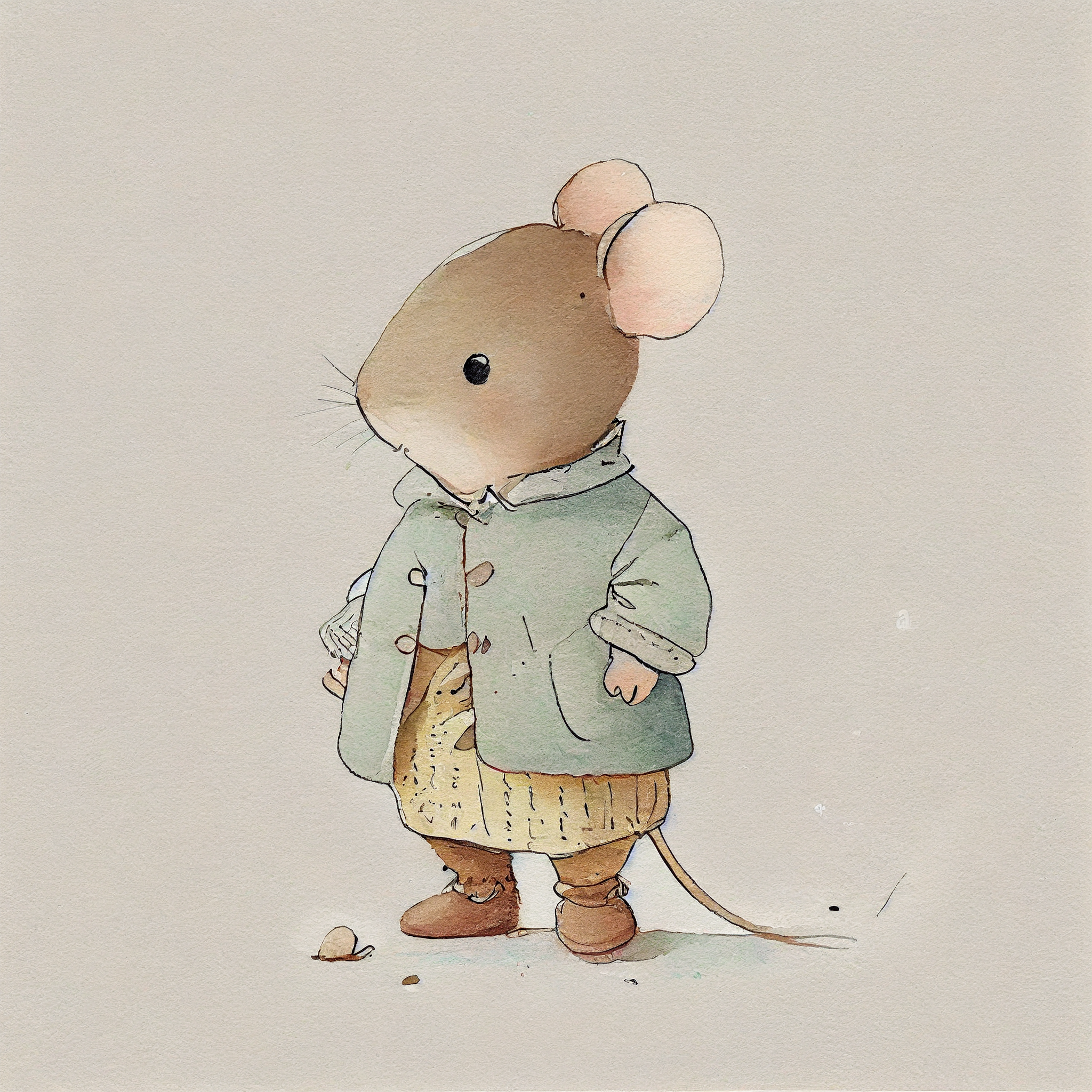 mouse outline cliparts