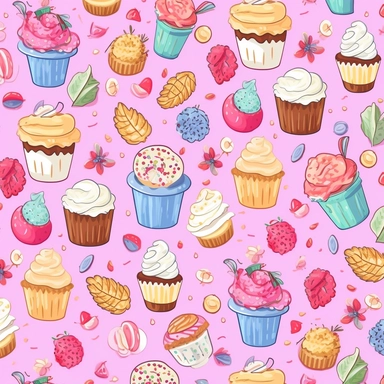 aesthetic, clipart, girly pattern