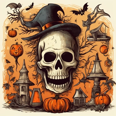 Halloween for Holiday clip art illustrator