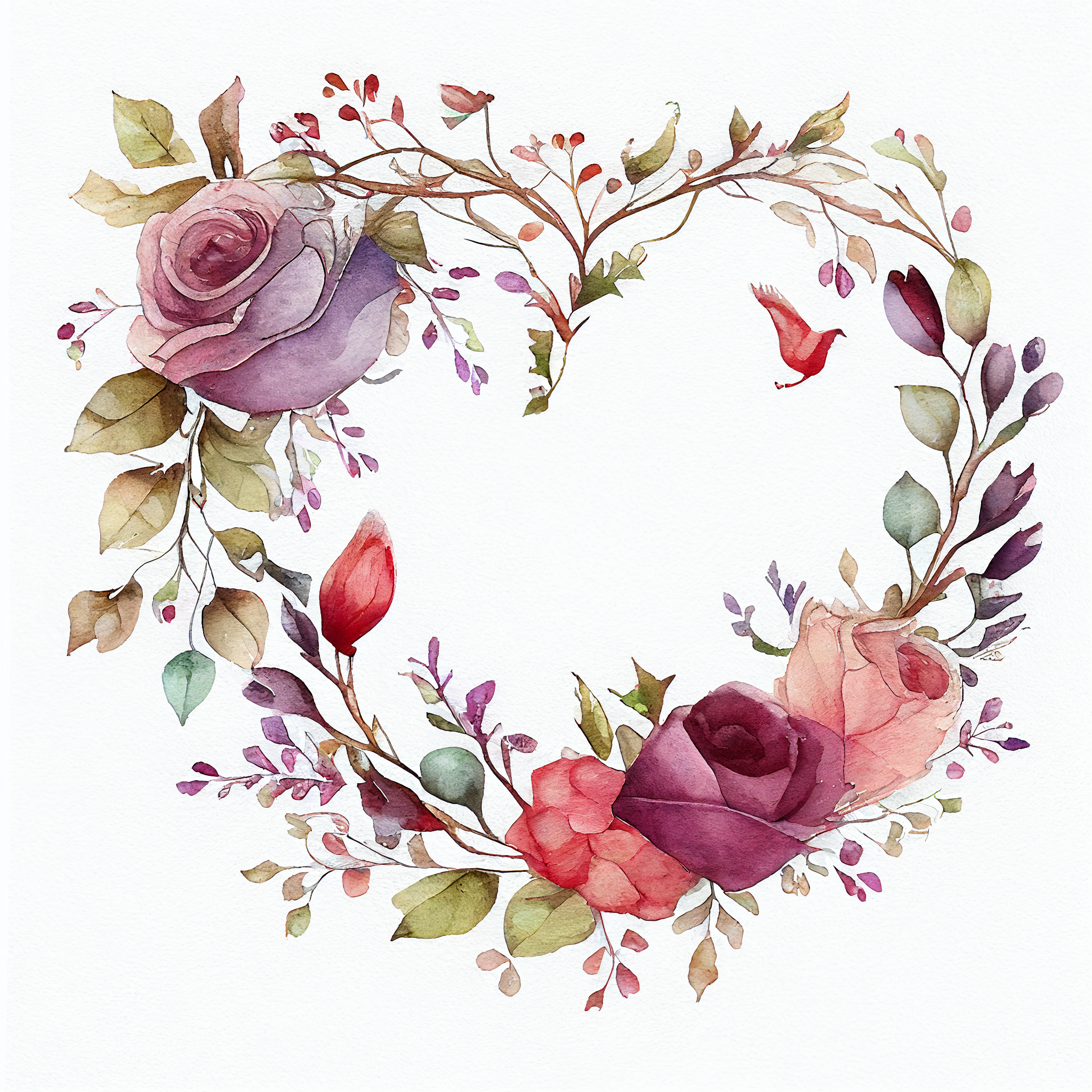 cliparts valentine wreath